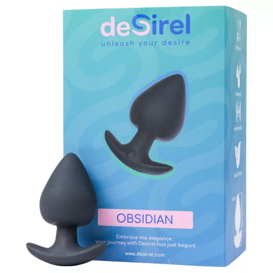 Desirel Obsidian - App-controlled anal vibrator (black)