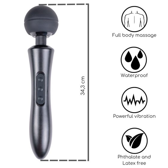 Desirel Enchant - massage vibrator (black)