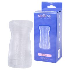   Desirel Vertigo – Ribbed Interior Masturbator (Transparent)