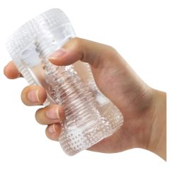   Desirel Vertigo – Ribbed Interior Masturbator (Transparent)