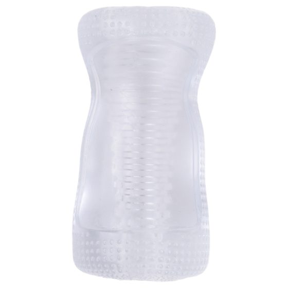 Desirel Vertigo – Ribbed Interior Masturbator (Transparent)