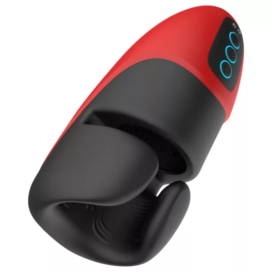 Lena - Vibrating Grip Masturbator (Red)