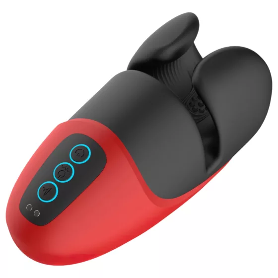 Lena - Vibrating Grip Masturbator (Red)