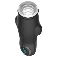   Lonely Anne - Rechargeable Vibrating-Sucking Masturbator (Black)