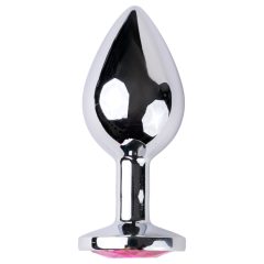 Desirel Pink Jewel S - Silver-Pink Anal Plug