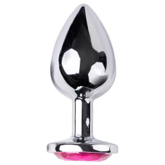 Desirel Pink Jewel L - Anal Plug (Silver-Pink)