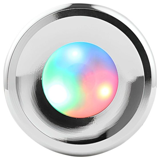 Desirel GlowPlug - Illuminating Anal Plug - Small (Silver)