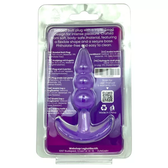 Desirel - Orb Shaped Anal Plug (Purple)