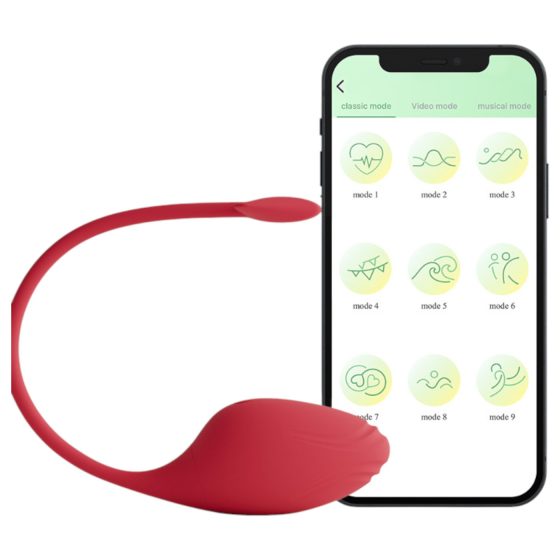 Funny Me - Vibrating Egg with Devil Horns (Red)