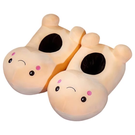 Whimsical Cozy Slippers (Natural)