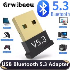 Bluetooth 5.3 USB Adapter for Up to 6 Devices