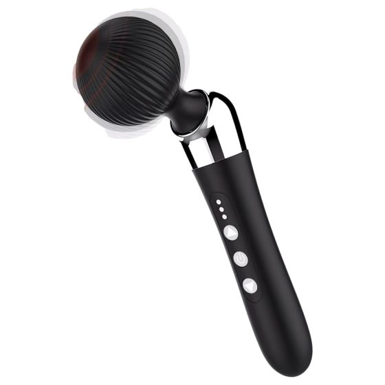 Curved Black Wireless Massager Vibrator