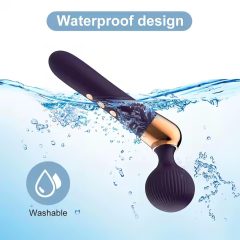 Curved Rechargeable Massager Vibrator (Black)