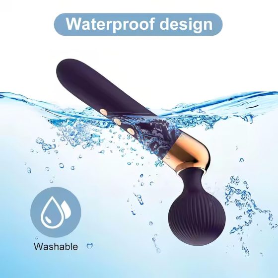 Curved Rechargeable Massager Vibrator (Black)