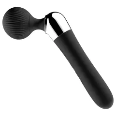Curved Black Wireless Massager Vibrator