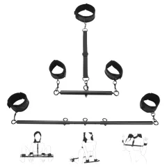 Lonely - Adjustable Spreader Bar and Cuffs (Black)