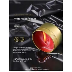 Water- and oil-proof sex sheet – 220x130 cm – (black)