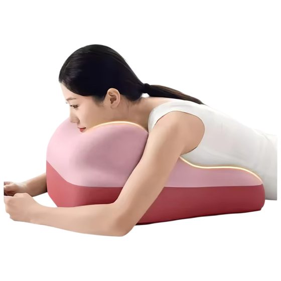 Memory foam pillow with dildo holder (grey)