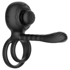 Biu-Biu - Couples Vibrator with Ring (Black)