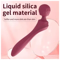 Lonely Curved Massager Vibrator (Red)