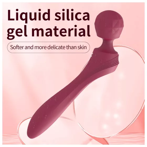 Lonely Curved Massager Vibrator (Red)
