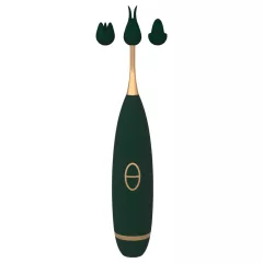 Lonely - clitoral vibrator - 3‑piece set (green)