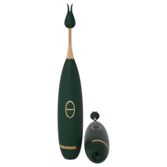 Lonely - clitoral vibrator - 3‑piece set (green)