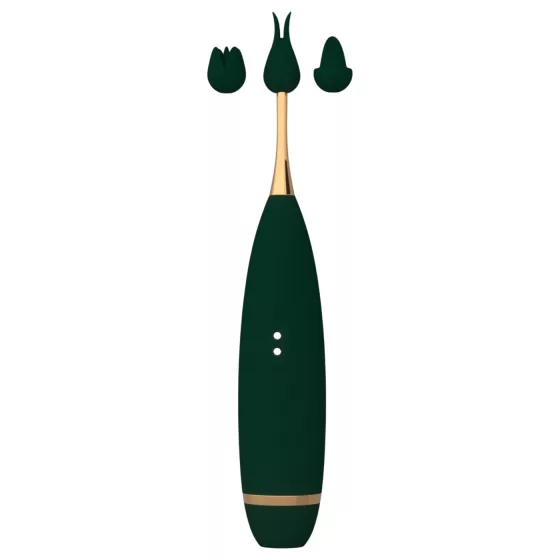Lonely - clitoral vibrator - 3‑piece set (green)