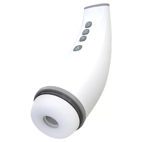Lonely - Suction & Warming Masturbator with Sound Effects (White)