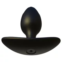   Kangvo - magnetic inflatable anal plug with roller ball (black)