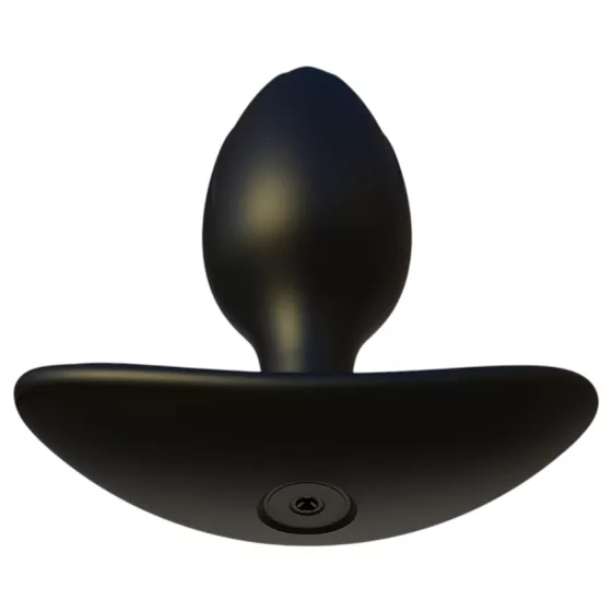 Kangvo - magnetic inflatable anal plug with roller ball (black)