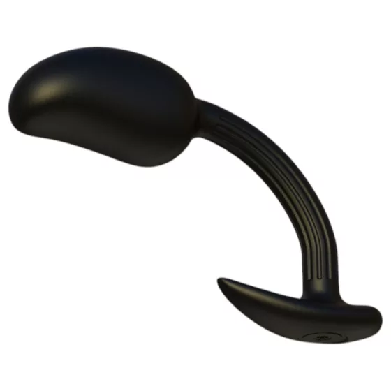 Kangvo - magnetic prostate massager anal plug with roller ball (black)