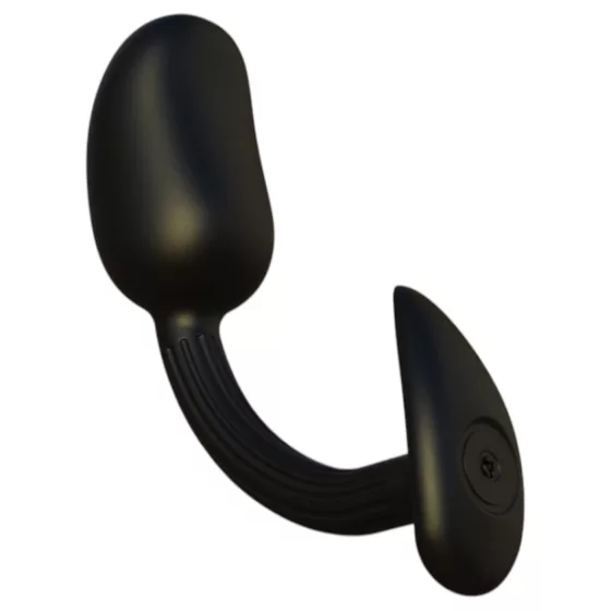 Kangvo - magnetic prostate massager anal plug with roller ball (black)