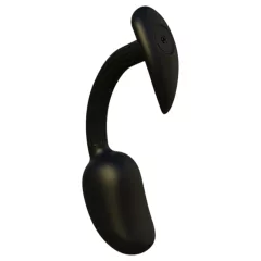   Kangvo - magnetic prostate massager anal plug with roller ball (black)