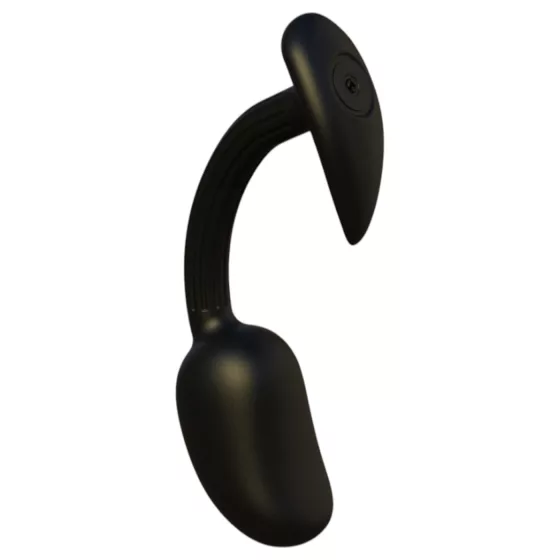 Kangvo - magnetic prostate massager anal plug with roller ball (black)