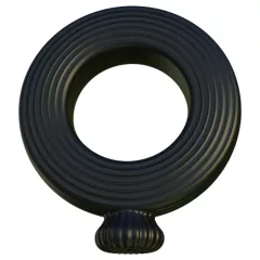 Kangvo - magnetic inflatable penis ring (black)