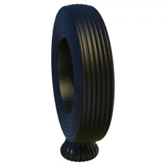 Kangvo - magnetic inflatable penis ring (black)