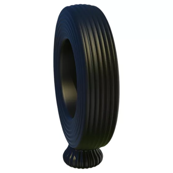 Kangvo - magnetic inflatable penis ring (black)