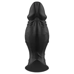 Kangvo - magnetic inflatable silicone dildo (black)