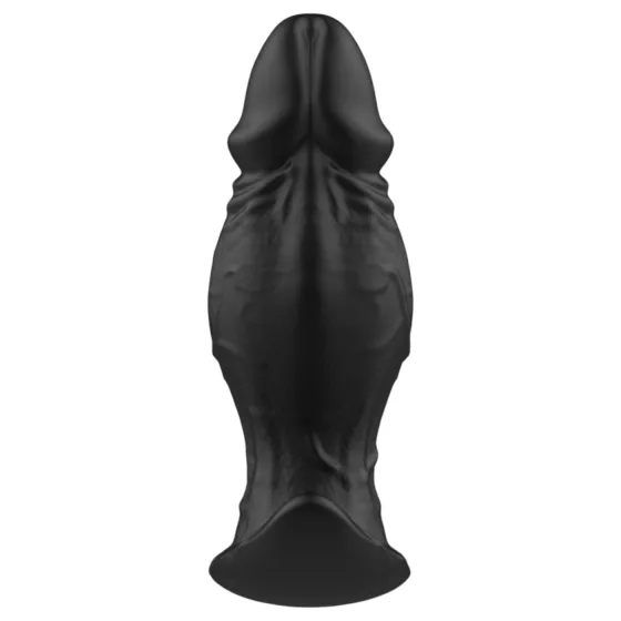 Kangvo - magnetic inflatable silicone dildo (black)