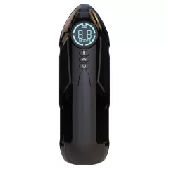 Mroow - automatic stroking vibrating masturbator (black)