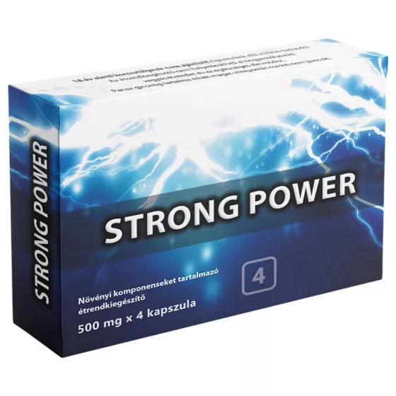 Strong Power Plus - Dietary Supplement Capsules for Men (4 pcs)