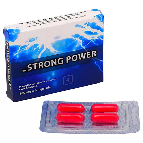 Strong Power Plus - Dietary Supplement Capsules for Men (4 pcs)