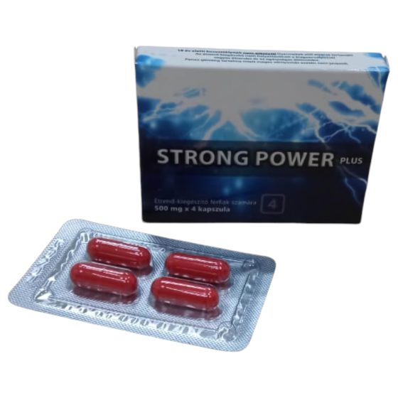Strong Power Plus - Dietary Supplement Capsules for Men (4 pcs)