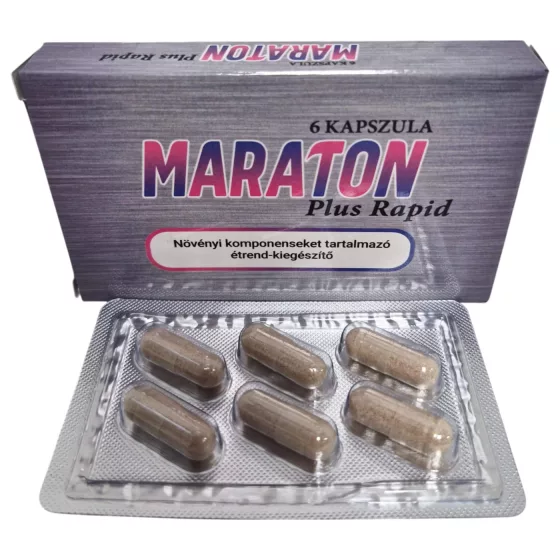 Marathon - Dietary Supplement Capsules for Men (6 pack)