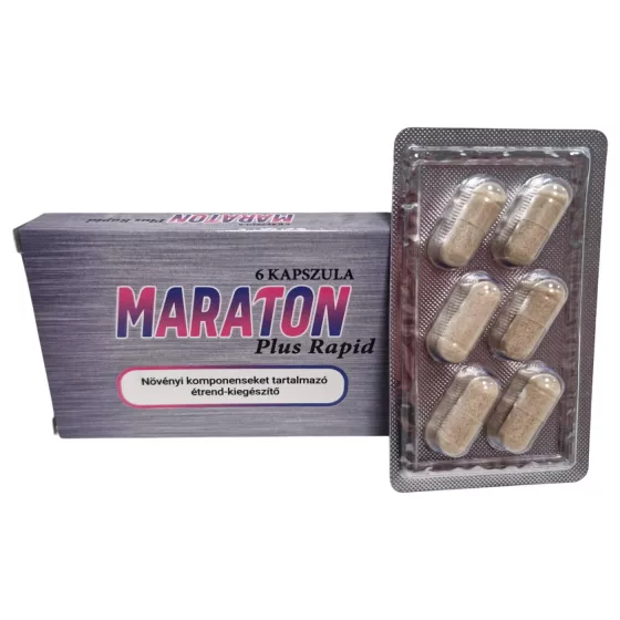 Marathon - Dietary Supplement Capsules for Men (6 pack)