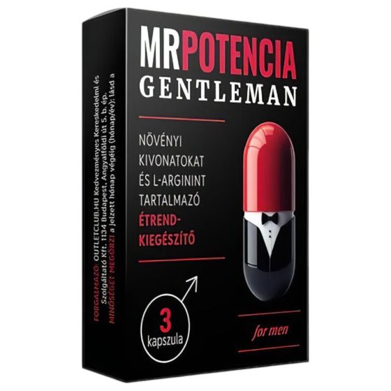 MrPotency Gentleman - Dietary Supplement Capsules for Men (3 Pack)
