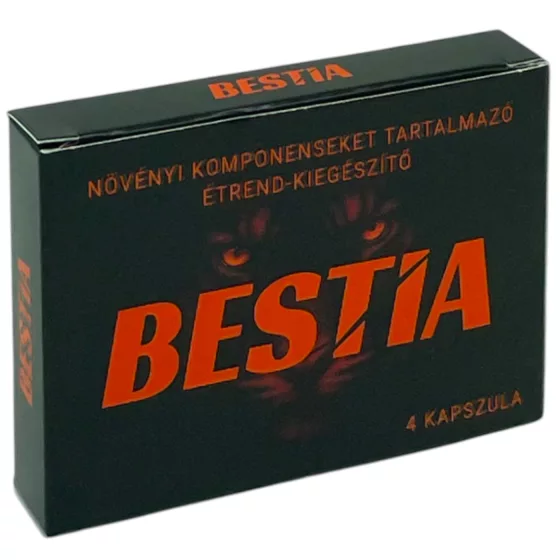 BESTIA - Dietary Supplement Capsules for Men (4-pack)