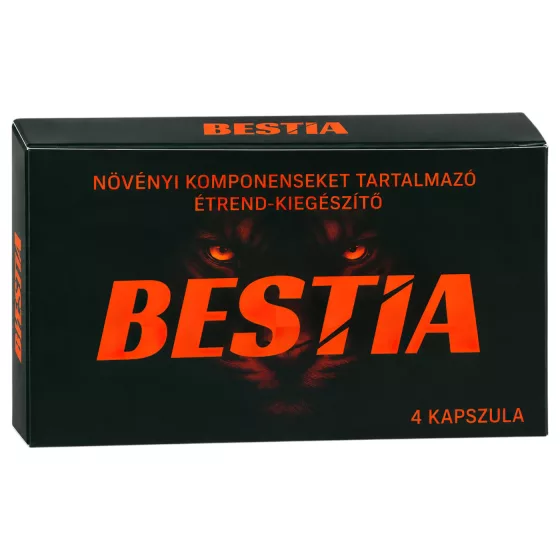 BESTIA - Dietary Supplement Capsules for Men (4-pack)