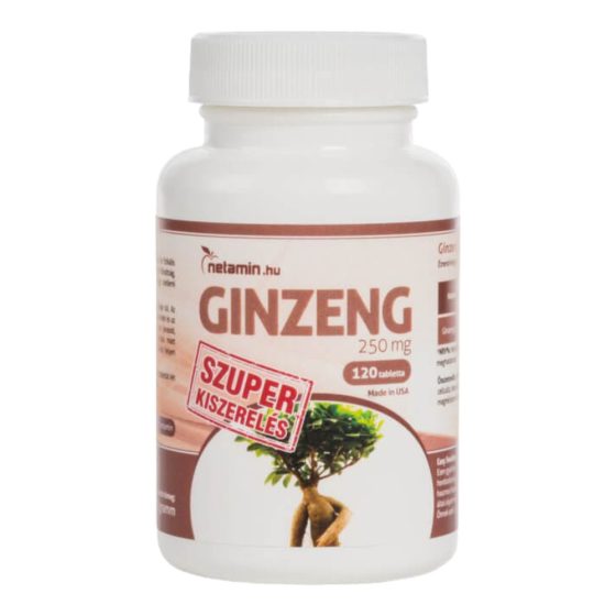 Netamin Ginseng 250mg - dietary supplement capsules (40pcs)